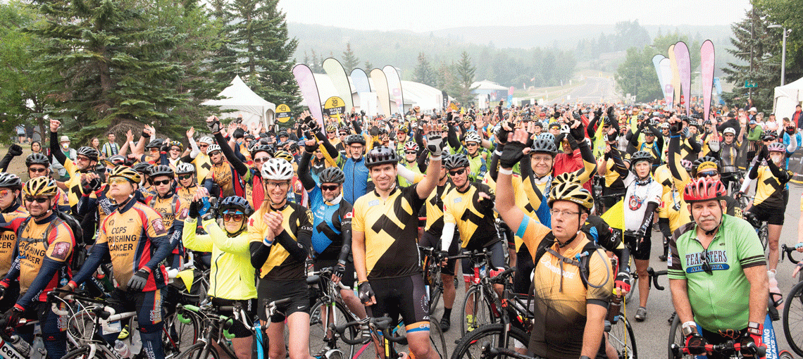 Despite a Change of Plans the Enbridge Ride to Conquer Cancer Broke Records 7 ChangeofPlans Frontline Fall2018