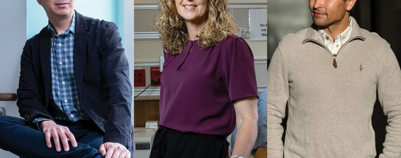 A collage of images featuring Dr. Jason Tay, Jillian Gautschi-Nichol and Allan Black.