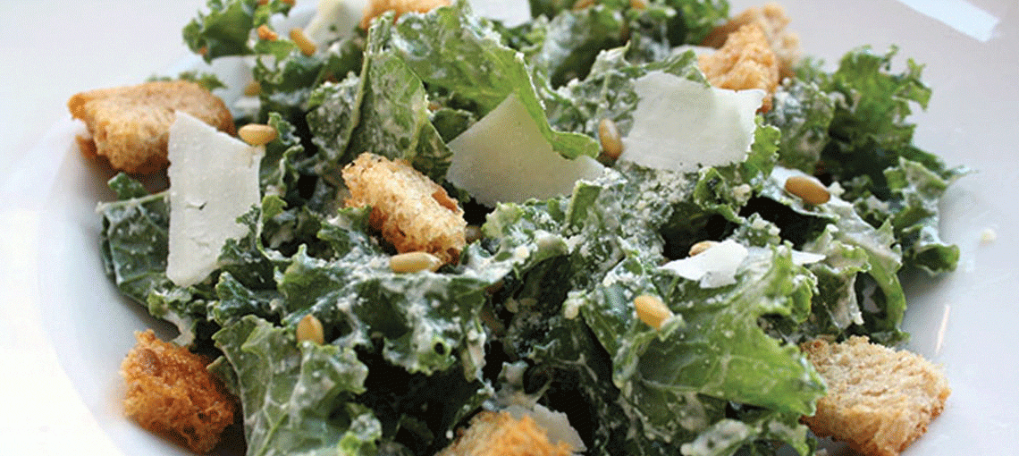 Kale Caesar Salad 1 Leap KaleSalad