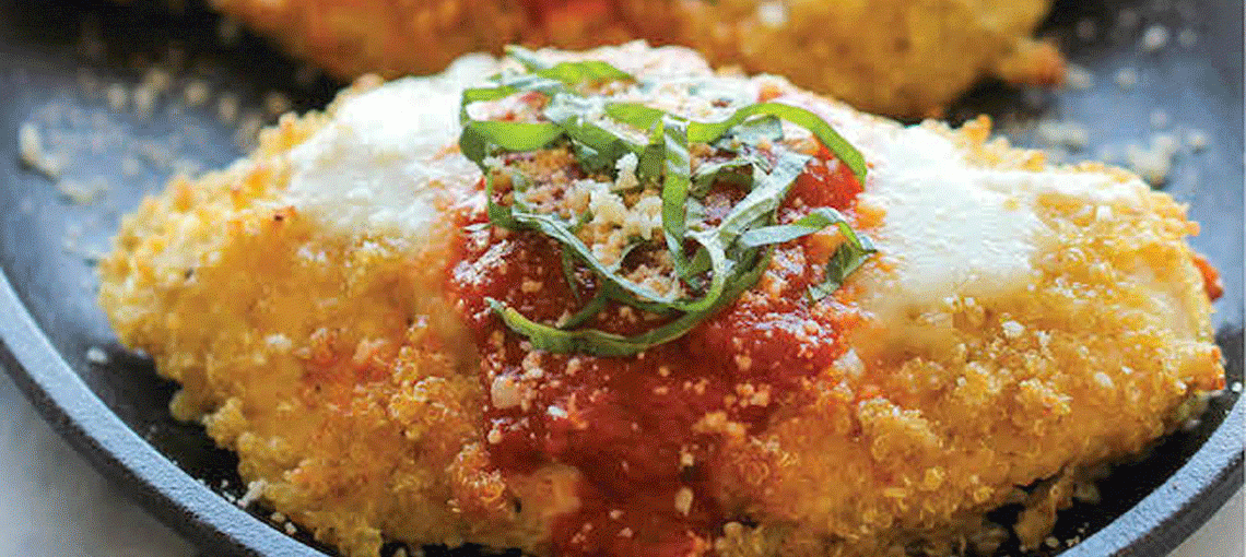 Quinoa Chicken Parmesan 7 QuinoaParmesan
