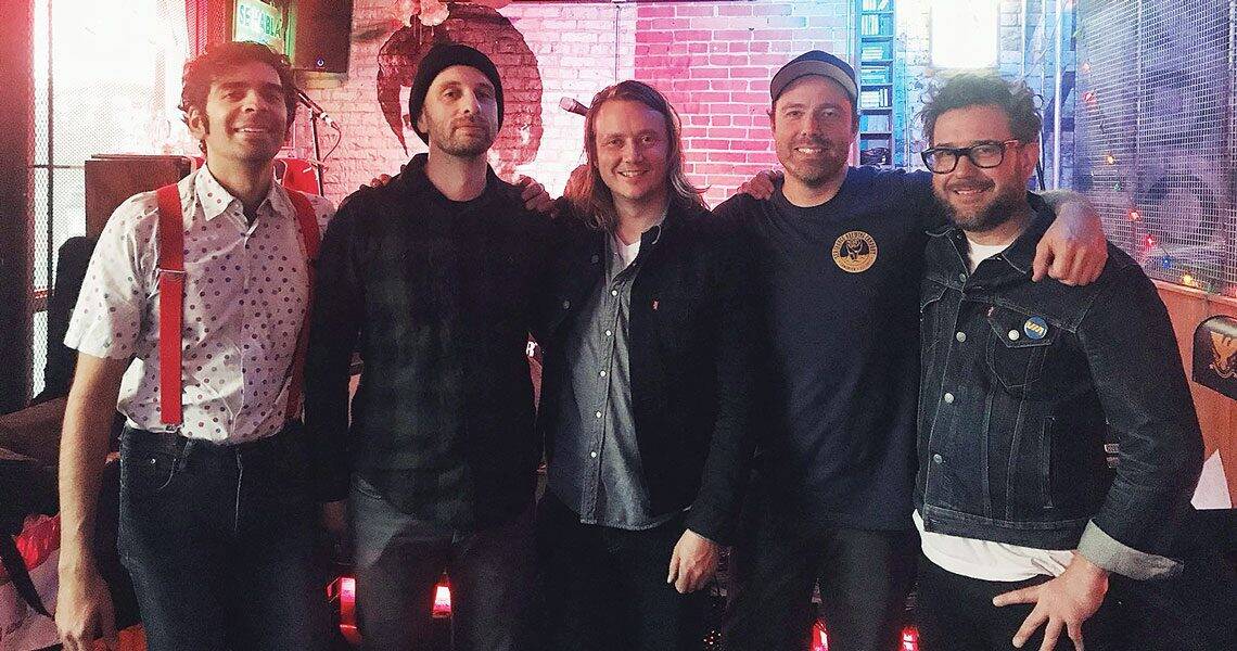 The Dungarees Fundraise Through a Marathon Gig 1 RockingAroundtheClock