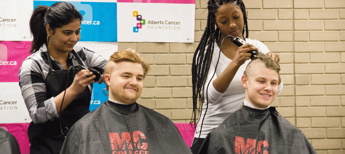 The Engineering Head Shave Gets Competitive at the University of Alberta 6 ShavingforCause Frontline Fall2018