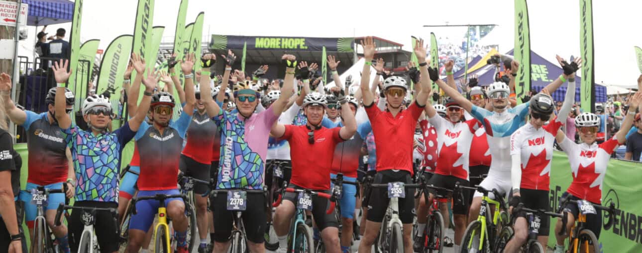2,300+ cyclists pedal to a record-breaking $12.5M for Alberta cancer care at the Enbridge Tour Alberta for Cancer 1 TOUR2 6