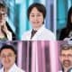 Collage of Dr. Sorana Morrissy, Dr. Rui Fu, Dr. Perri Tutelman, Dr. Jongbok Lee and Dr. Amir Sanati-Nezhad with a theme of blue, purple and pink backgrounds.